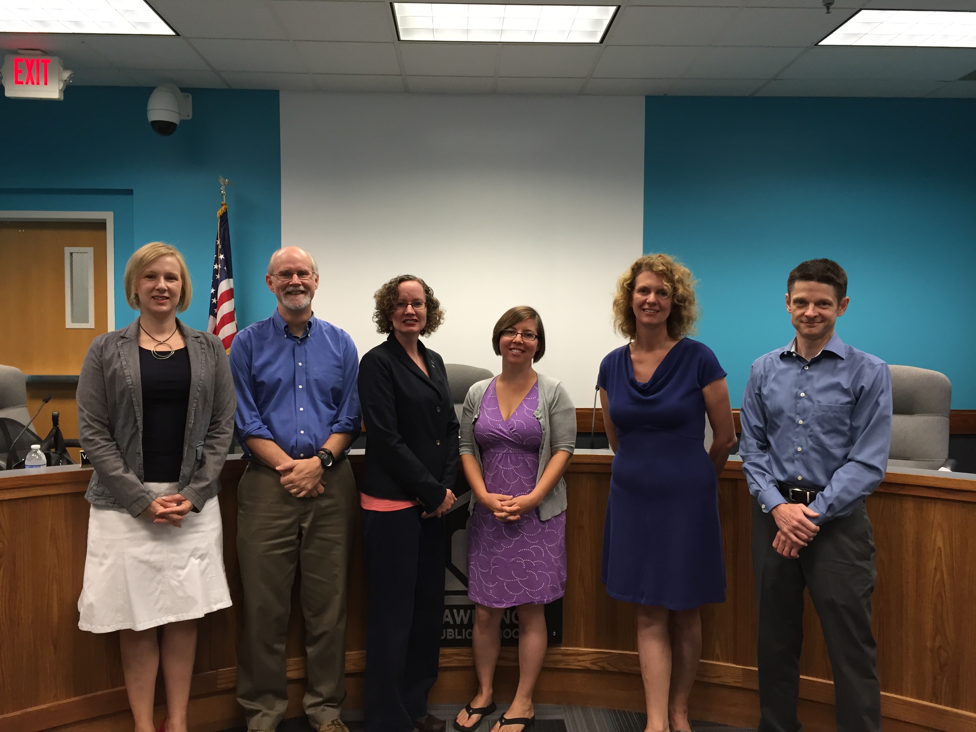 Lawrence school board members take oaths, elect president and vice